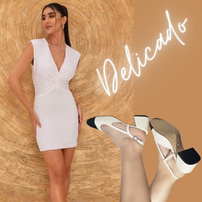 Scarpin Delicado Black & White - Imagem 4