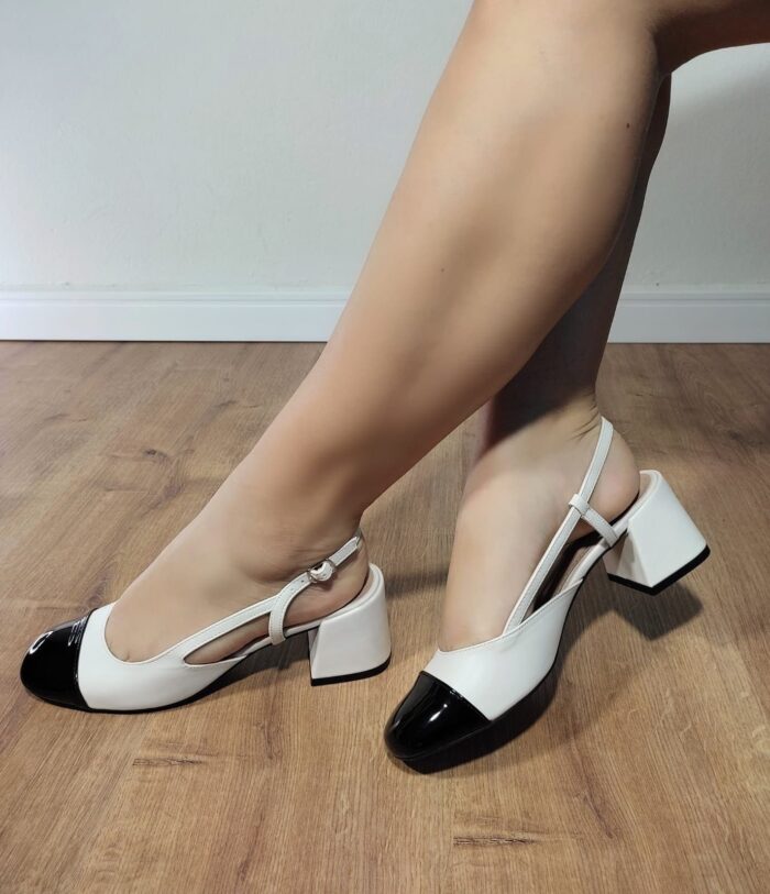 Scarpin Delicado Black & White - Imagem 3