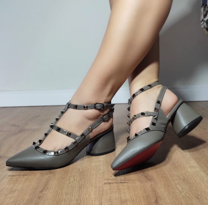 Scarpin Ônix Napa e Verniz - Imagem 4