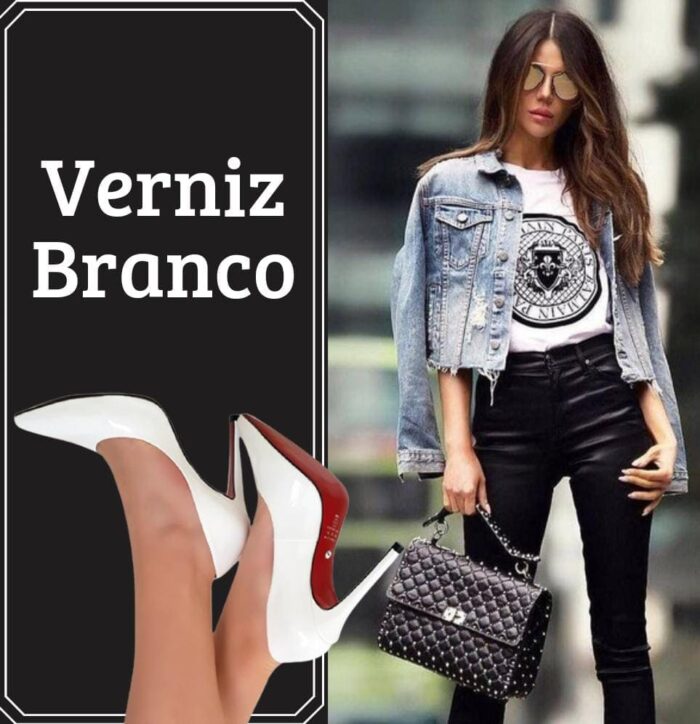 Scarpin Classic verniz branco - Imagem 4