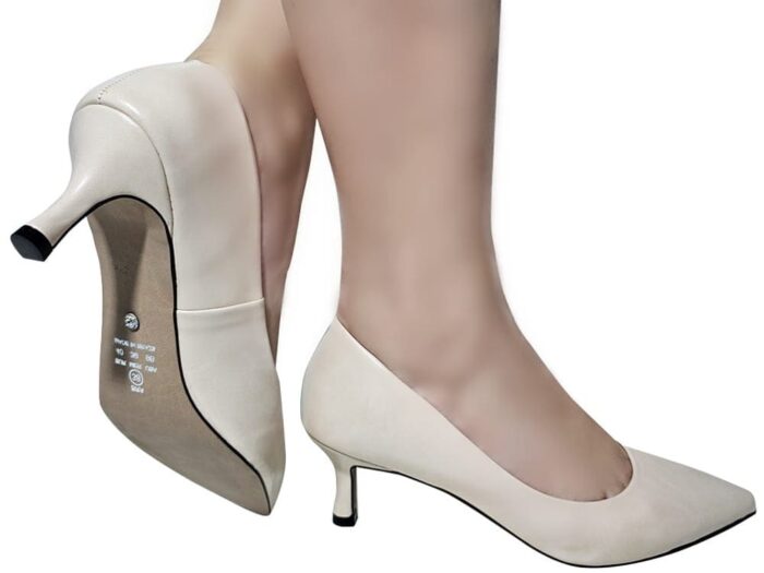 Scarpin creme