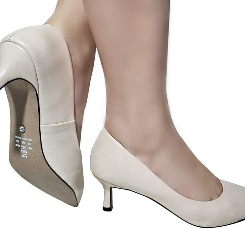 Scarpin creme