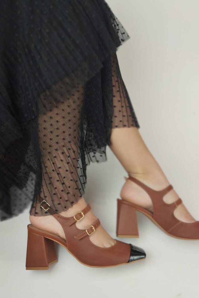Scarpin Mary Jane brown
