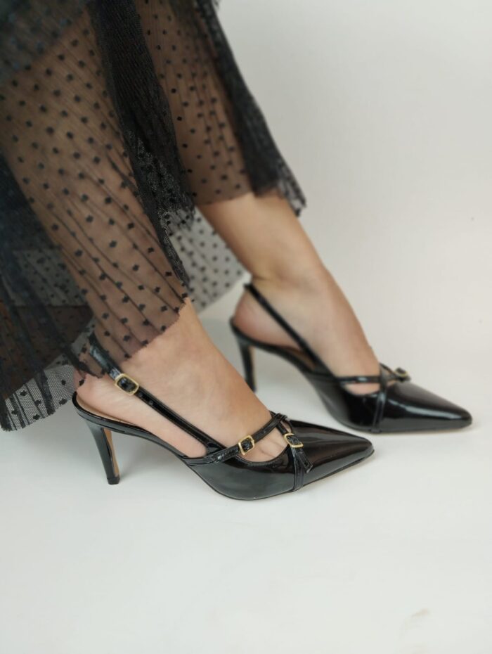 Salto Chanel Preto